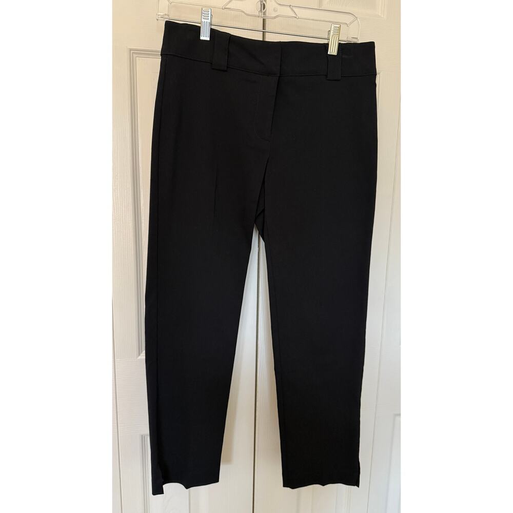 BLACK STRETCH PANTS Minimalist Trousers